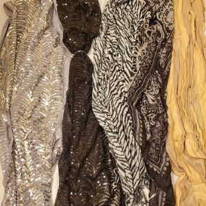 scarves bundle, scarfs